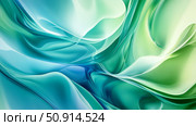 azure blue green abstract ai generated. Стоковое AI-изображение, AI-художник Vectorwin / Фотобанк Лори