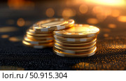 casino gold poker chips ai generated. Стоковое AI-изображение, AI-художник Vectorwin / Фотобанк Лори