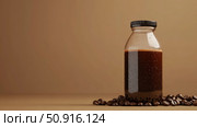 espresso coffee bottled ai generated. Стоковое AI-изображение, AI-художник Vectorwin / Фотобанк Лори
