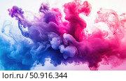 pigment dye in water ai generated. Стоковое AI-изображение, AI-художник Vectorwin / Фотобанк Лори