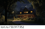 festivity big house night ai generated. Стоковое AI-изображение, AI-художник Vectorwin / Фотобанк Лори