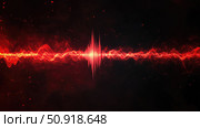 length red sound wave ai generated. Стоковое AI-изображение, AI-художник Vectorwin / Фотобанк Лори