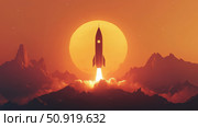 nasa collapsing rocket ai generated. Стоковое AI-изображение, AI-художник Vectorwin / Фотобанк Лори