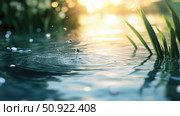 calm tranquil water ai generated. Стоковое AI-изображение, AI-художник Vectorwin / Фотобанк Лори