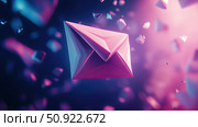 analytics streaming envelope ai generated. Стоковое AI-изображение, AI-художник Vectorwin / Фотобанк Лори