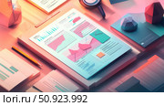liabilities layering financial report ai generated. Стоковое AI-изображение, AI-художник Vectorwin / Фотобанк Лори