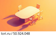 ambiance flickering meeting table ai generated. Стоковое AI-изображение, AI-художник Vectorwin / Фотобанк Лори