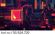 innovation glitch-transitioning semiconductor ai generated. Стоковое AI-изображение, AI-художник Vectorwin / Фотобанк Лори