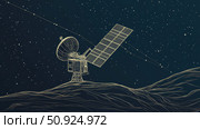 sensing scanning radar satellite ai generated. Стоковое AI-изображение, AI-художник Vectorwin / Фотобанк Лори