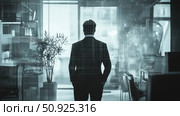 transition fading HR manager ai generated. Стоковое AI-изображение, AI-художник Vectorwin / Фотобанк Лори