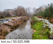 Кайсаров ручей в Вологде осенью (2023 год). Стоковое фото, фотограф Мария Сергеева / Фотобанк Лори