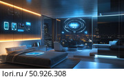 compatibility merging smart home device ai generated. Стоковое AI-изображение, AI-художник Vectorwin / Фотобанк Лори