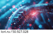 cat6 fading network cable ai generated. Стоковое AI-изображение, AI-художник Vectorwin / Фотобанк Лори