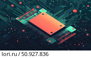 volatile dissolving RAM chip ai generated. Стоковое AI-изображение, AI-художник Vectorwin / Фотобанк Лори