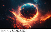 pollution dissolving planet ai generated. Стоковое AI-изображение, AI-художник Vectorwin / Фотобанк Лори