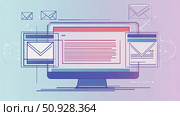 convertkit emerging newsletter ai generated. Стоковое AI-изображение, AI-художник Vectorwin / Фотобанк Лори