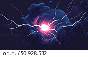 ity collapsing electric current ai generated. Стоковое AI-изображение, AI-художник Vectorwin / Фотобанк Лори