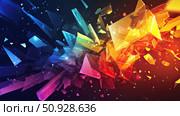 dispersion disintegrating prism ai generated. Стоковое AI-изображение, AI-художник Vectorwin / Фотобанк Лори