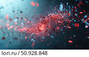 scalability disintegrating data cluster ai generated. Стоковое AI-изображение, AI-художник Vectorwin / Фотобанк Лори