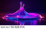 display melting hologram ai generated. Стоковое AI-изображение, AI-художник Vectorwin / Фотобанк Лори