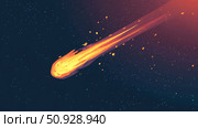 trajectory looping comet ai generated. Стоковое AI-изображение, AI-художник Vectorwin / Фотобанк Лори