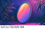 amplitude vibrating mirror ai generated. Стоковое AI-изображение, AI-художник Vectorwin / Фотобанк Лори