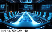 meet streaming meeting table ai generated. Стоковое AI-изображение, AI-художник Vectorwin / Фотобанк Лори