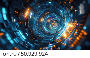 superposition spiraling quantum processor ai generated. Стоковое AI-изображение, AI-художник Vectorwin / Фотобанк Лори