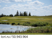 Поля для гольфа, Sviyaga Hills Golf Club. Стоковое фото, фотограф Людмила Гращенкова / Фотобанк Лори