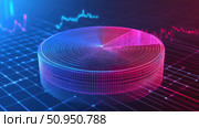 visualization warping pie chart ai generated. Стоковое AI-изображение, AI-художник Vectorwin / Фотобанк Лори