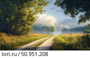 bypass side road ai generated. Стоковое AI-изображение, AI-художник Vectorwin / Фотобанк Лори