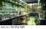 chlorophyll laboratory plant ai generated. Стоковое AI-изображение, AI-художник Vectorwin / Фотобанк Лори