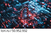 security shifting padlock ai generated. Стоковое AI-изображение, AI-художник Vectorwin / Фотобанк Лори