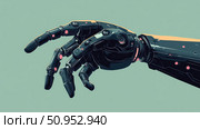 actuator oscillating robot hand ai generated. Стоковое AI-изображение, AI-художник Vectorwin / Фотобанк Лори