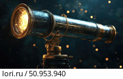 optics illuminating telescope ai generated. Стоковое AI-изображение, AI-художник Vectorwin / Фотобанк Лори