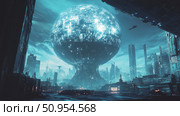 energy growing nuclear core ai generated. Стоковое AI-изображение, AI-художник Vectorwin / Фотобанк Лори