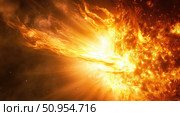 eruption collapsing solar flare ai generated. Стоковое AI-изображение, AI-художник Vectorwin / Фотобанк Лори