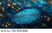 identification replicating fingerprint ai generated. Стоковое AI-изображение, AI-художник Vectorwin / Фотобанк Лори