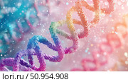 helicase growing DNA strand ai generated. Стоковое AI-изображение, AI-художник Vectorwin / Фотобанк Лори
