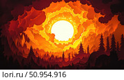 radiation lighting up solar flare ai generated. Стоковое AI-изображение, AI-художник Vectorwin / Фотобанк Лори