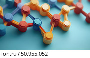 replication replicating molecule ai generated. Стоковое AI-изображение, AI-художник Vectorwin / Фотобанк Лори