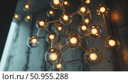 bioluminescence lighting up molecule ai generated. Стоковое AI-изображение, AI-художник Vectorwin / Фотобанк Лори