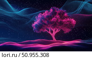 radar scanning tree ai generated. Стоковое AI-изображение, AI-художник Vectorwin / Фотобанк Лори