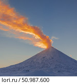 Volcanic activity could affect both international and low-flying commercial aircraft. Стоковое фото, фотограф А. А. Пирагис / Фотобанк Лори
