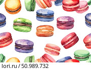 A vibrant array of macarons showcases an assortment of flavors and colors, each handcrafted with finesse to inspire sweet cravings and artistic presentations Generative AI. Стоковое AI-изображение, AI-художник Юлия Петровская / Фотобанк Лори