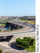 Road bridge over the river in the city of Rabat. Morocco. Стоковое фото, фотограф Евгений Ткачёв / Фотобанк Лори