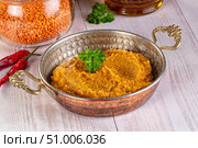 Indian cuisine - Lentil vegan dal. Стоковое фото, фотограф Андрей Старостин / Фотобанк Лори