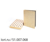 Album for postage stamps isolated on white background. Стоковое фото, фотограф Елена  Попкова / Фотобанк Лори