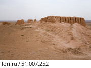Ruins of ancient Ayaz-Kala Fortress (2022 год). Стоковое фото, фотограф Юлия Белоусова / Фотобанк Лори