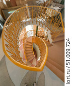 Stairs in the Clubhouse in Kibbutz Neot Smadar. Редакционное фото, фотограф Irina Opachevsky / Фотобанк Лори